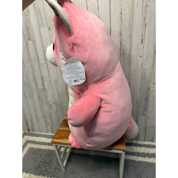 NWT Squishmallows Mischa Pink Red Panda HugMee Jumbo Plush Toy - Picture 4 of 6